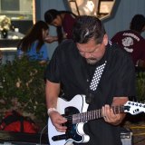 Good food, wine, and music.